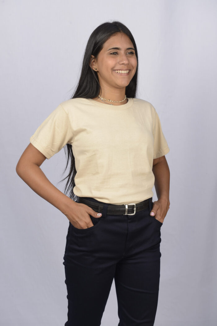 Franela Beige Escolar - Imagen 1
